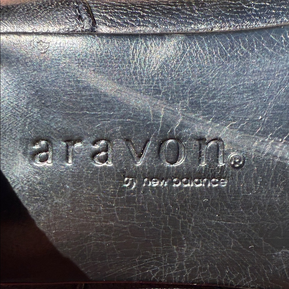 Aravon by New Balance Sleek Black Ankle Booties with Button Accents‎ - Picture 2 of 6
